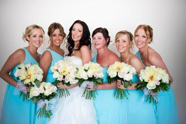 Bride and Bridesmaids