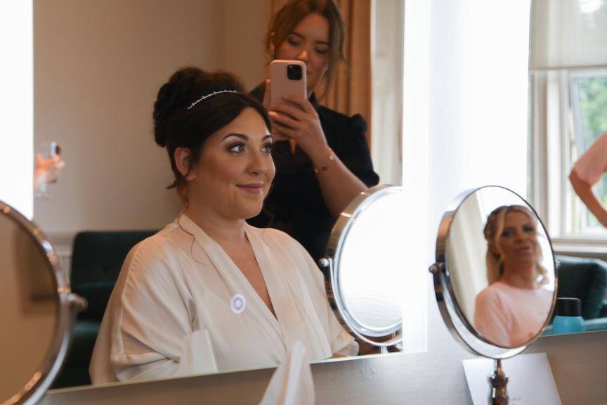 Hair and makeup