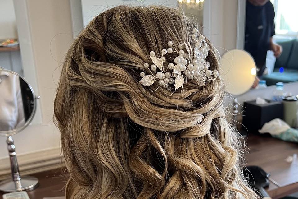 Half up half down