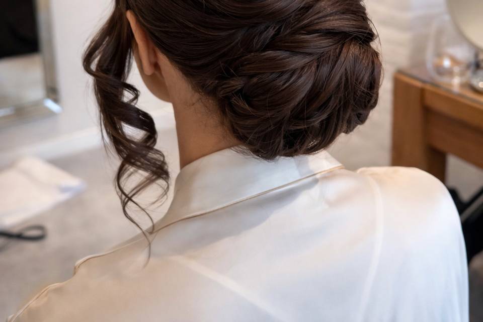 Low chignon