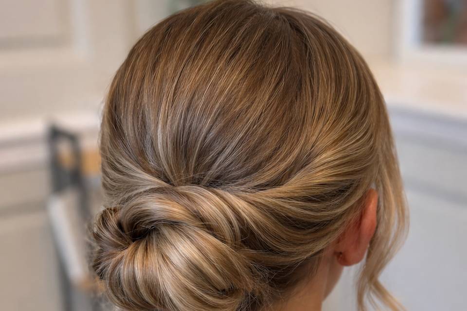 Low chignon