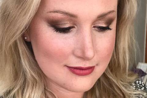 Soft Glam bridal trial makeup