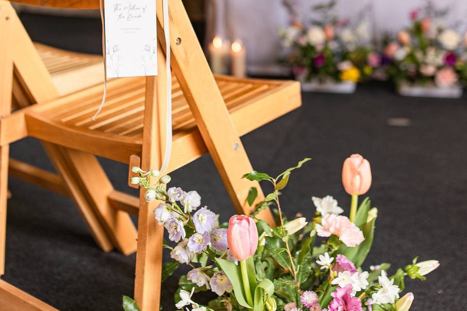 Ceremony set up