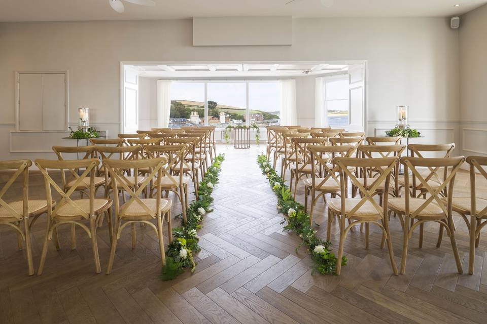 Padstow Harbour Hotel wedding ceremony