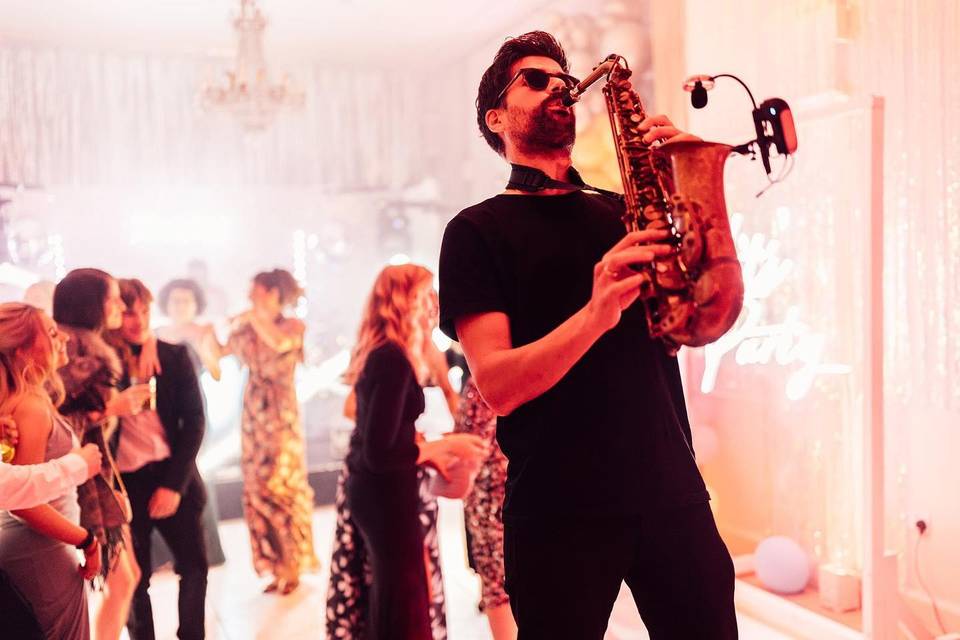 Nick on sax