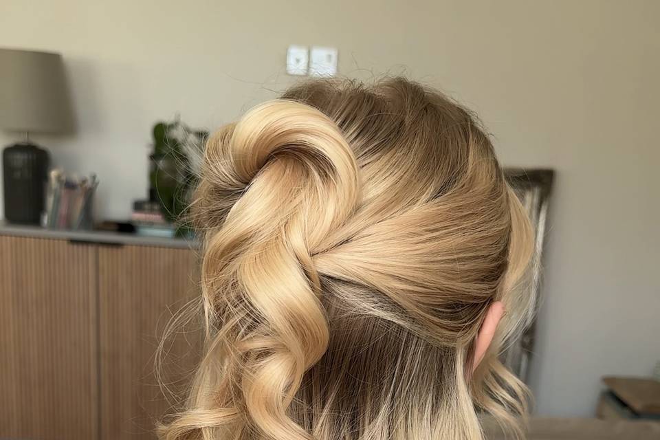 Half up