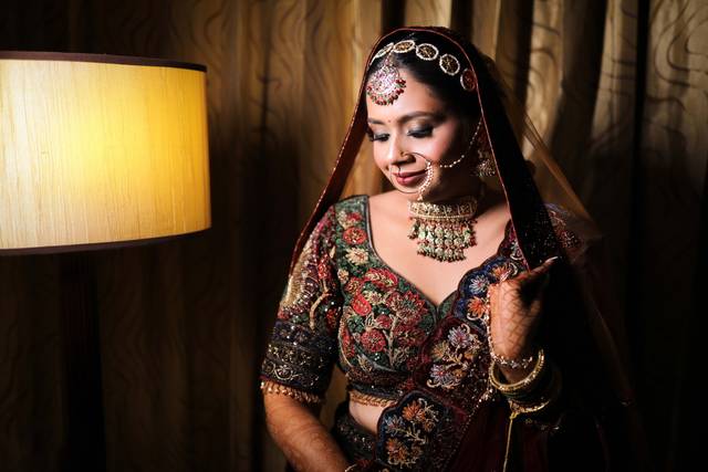 Indian Bride on her wedding da