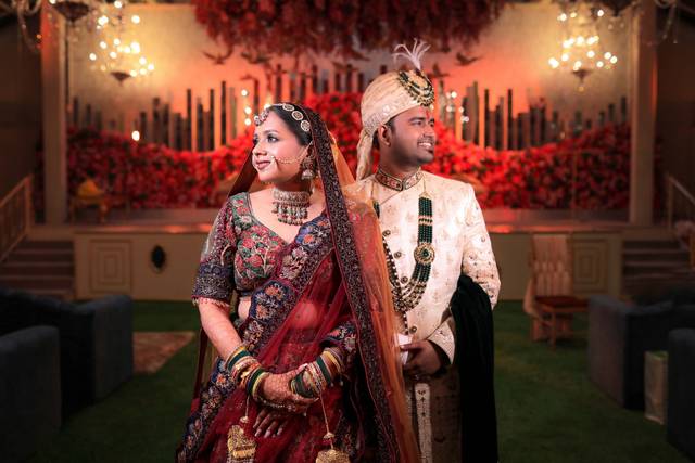 Indian Couple on their wedding