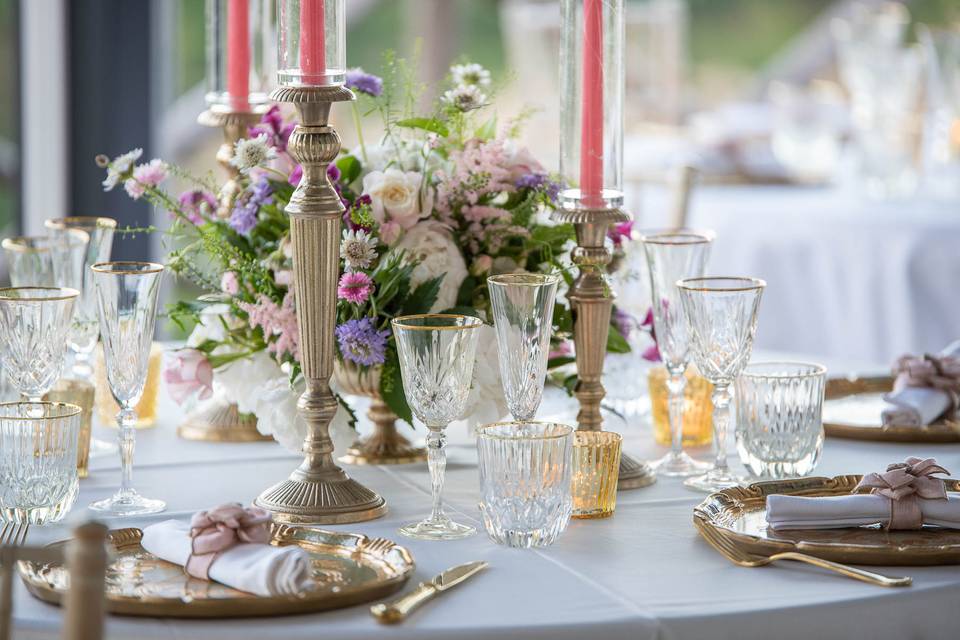 Table set for wedding&events