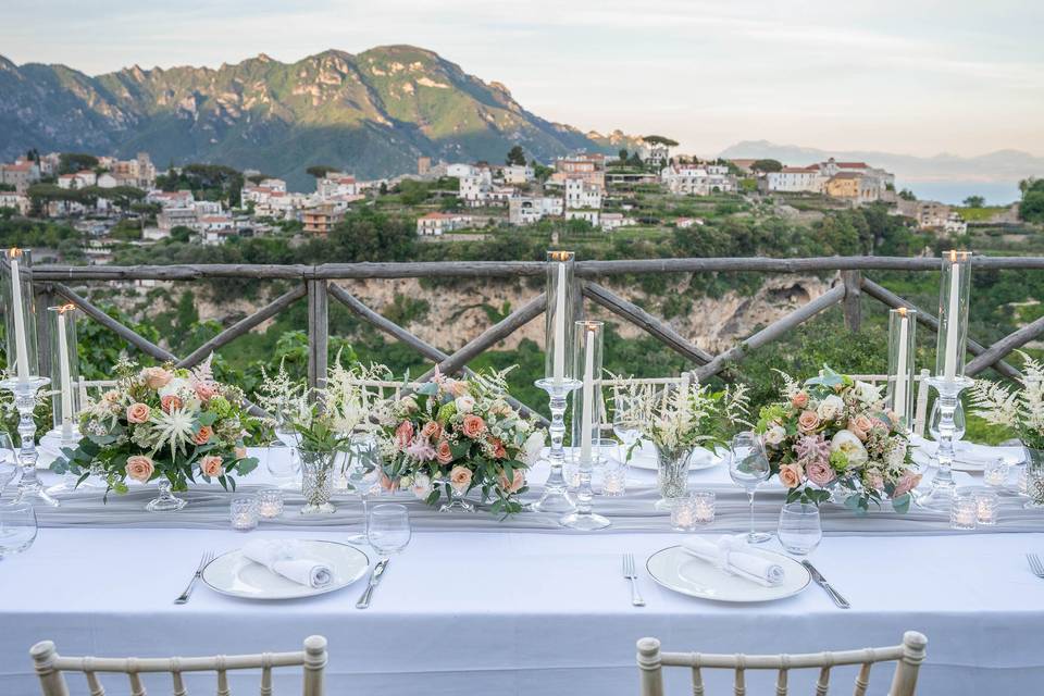 Ravello view from the table