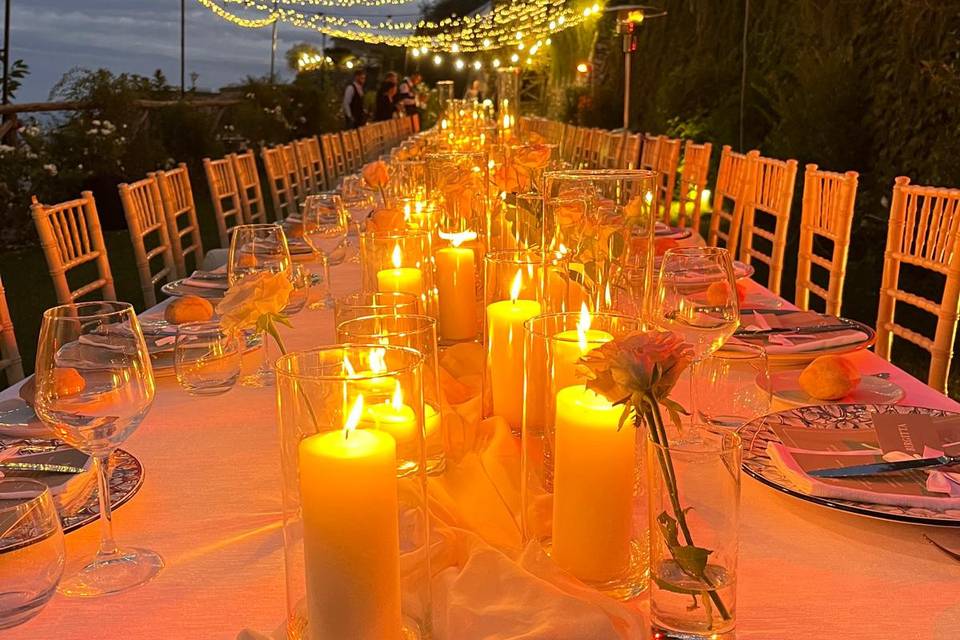 Romantic candlelight