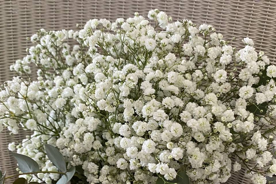 Gypsophila Bridesmaid Bouquet