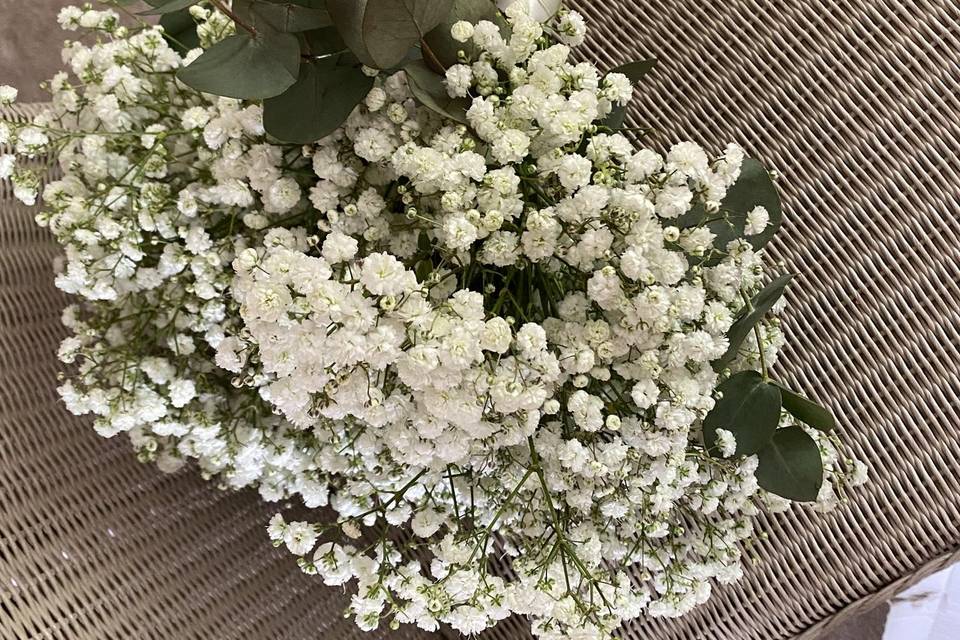 Gypsophila Bridesmaid Bouquet