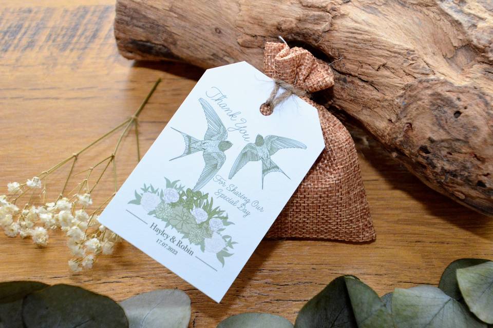 Songbird favour tag