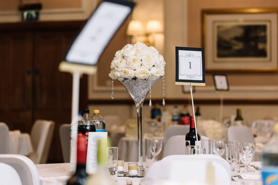 Tall Table Centrepieces