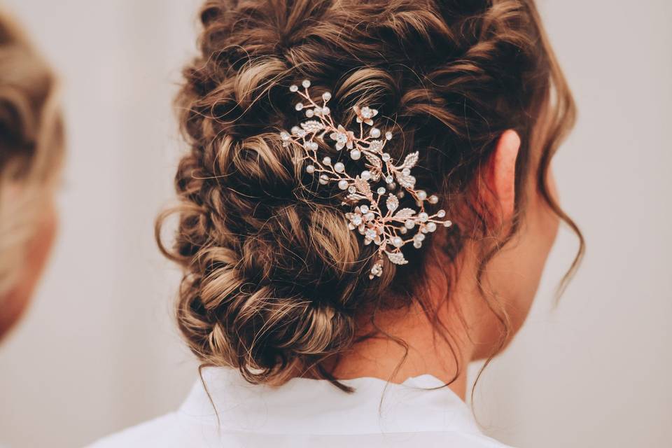 Elaborate updo