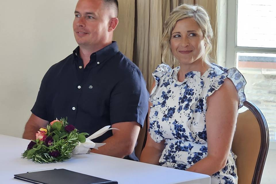 Signing the Register