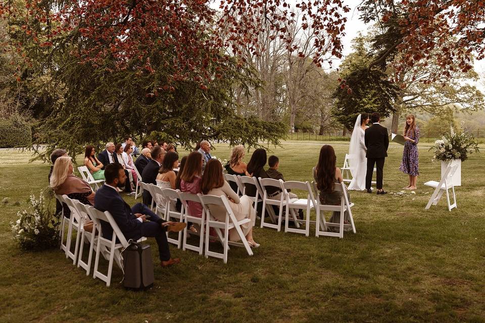 Wasing Park Outside Ceremony