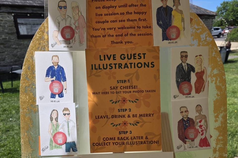 Live illustration