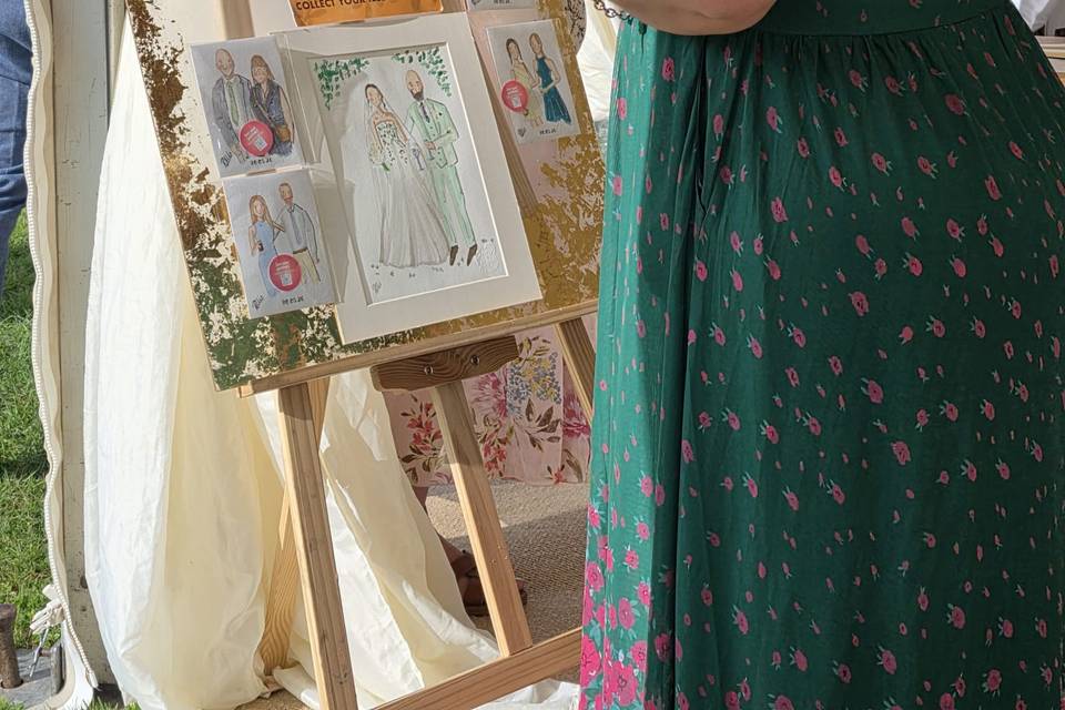 Live illustration