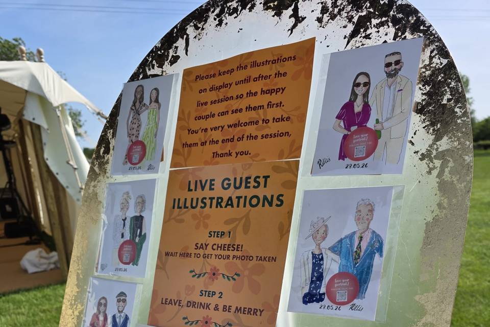 Live illustration