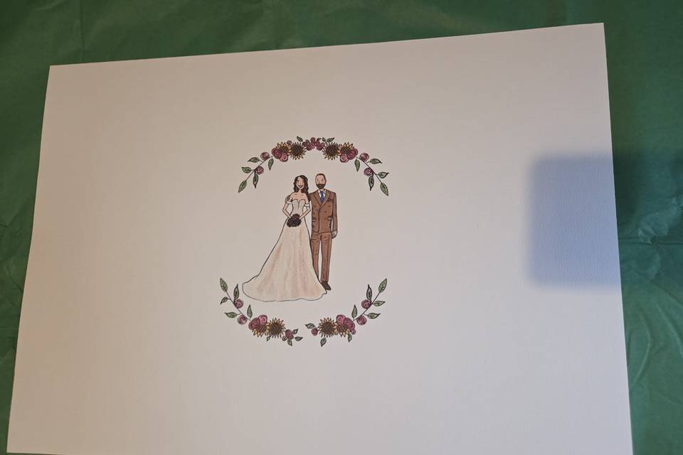 Guest book poster