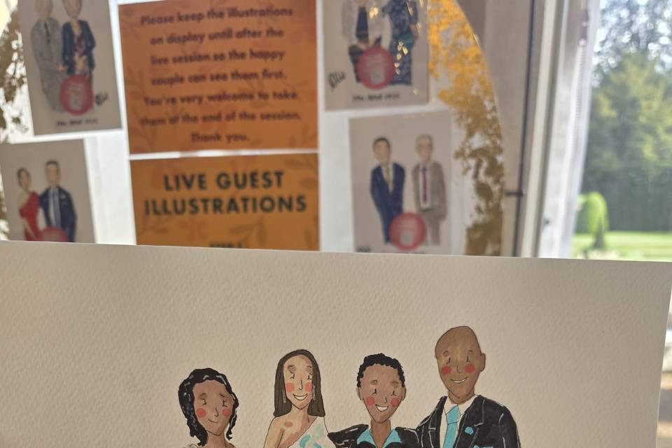 Live illustration
