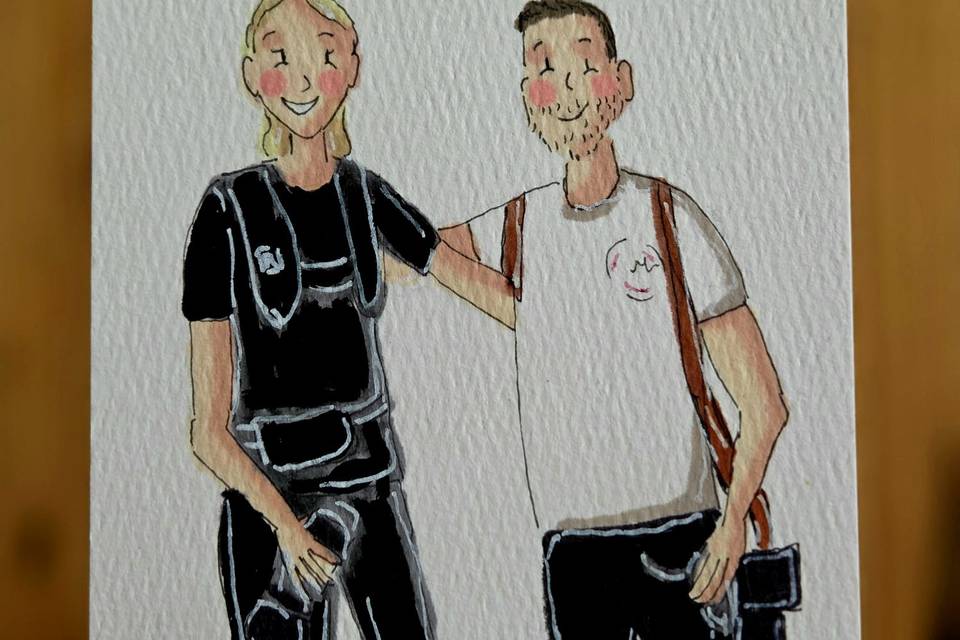 Live illustration