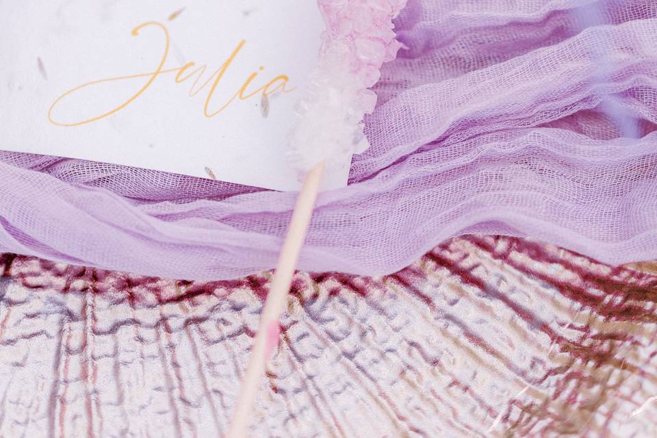 Swizzle sticks wedding favours