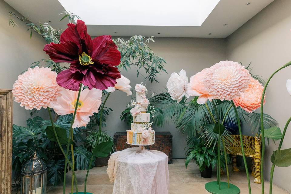 Cake in Recepetion rooms
