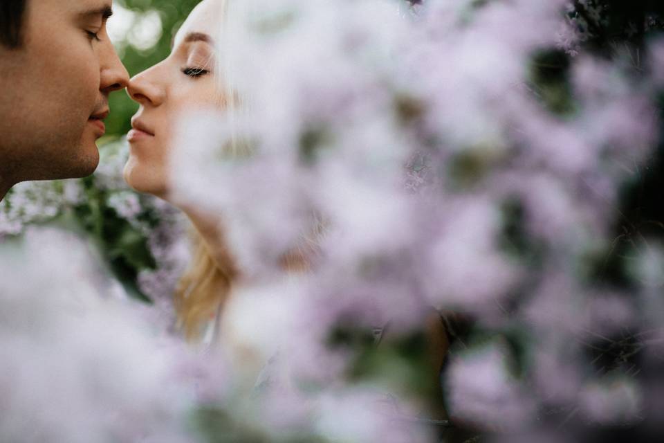 Couple in bloom