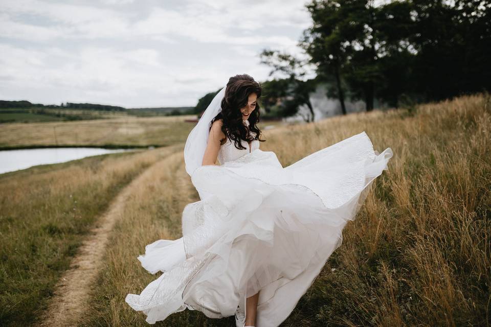 Country life wedding