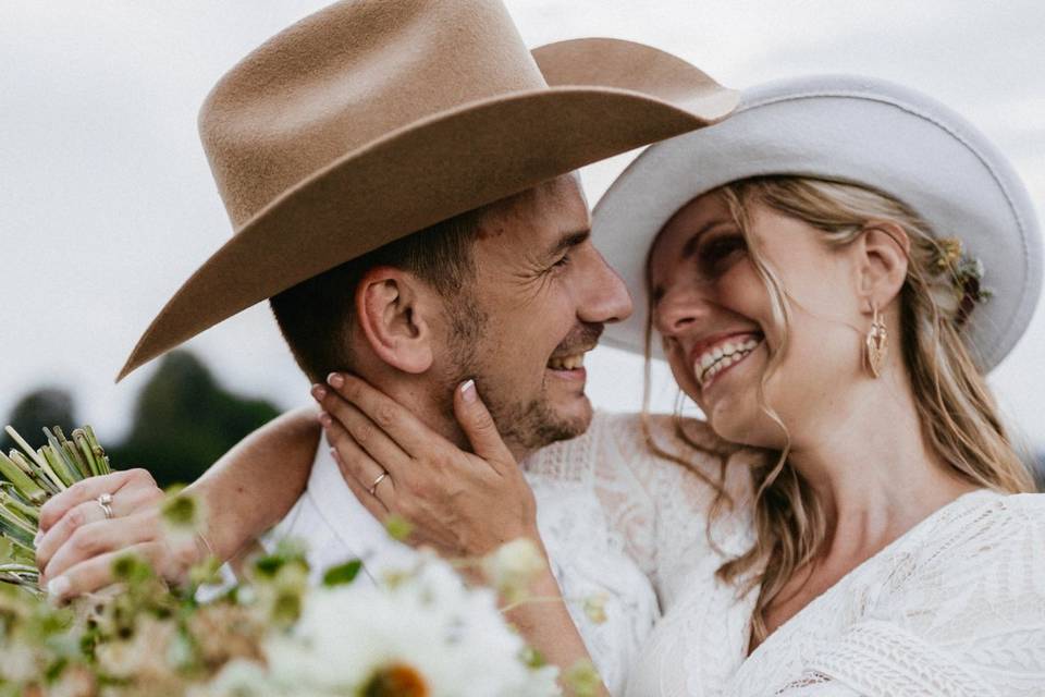 Cowboy style wedding