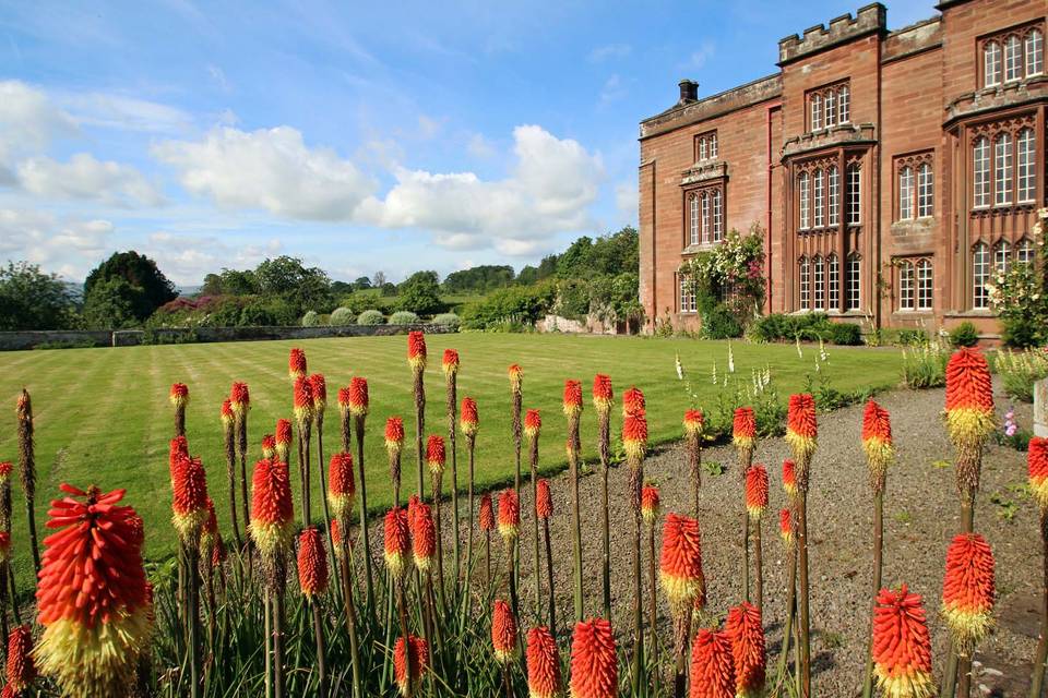 Rose Castle in the summer