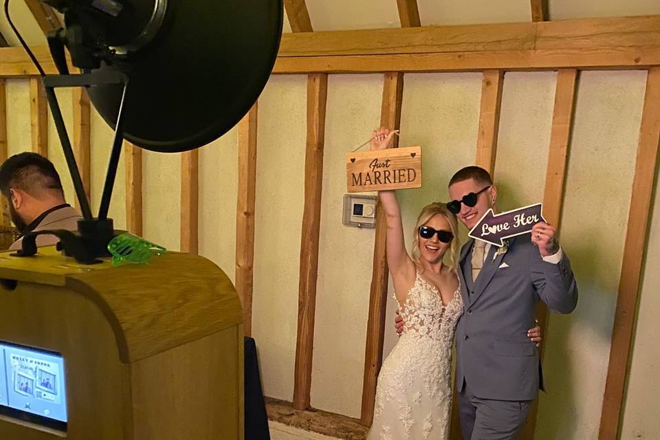 Vintage Wedding Photo Booth