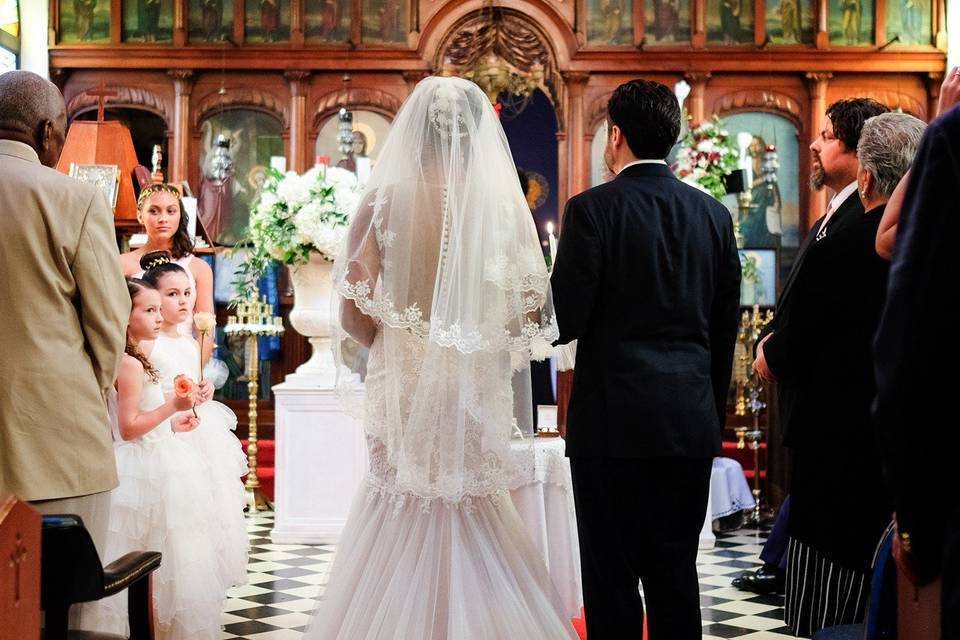 A Greek Orthodox wedding