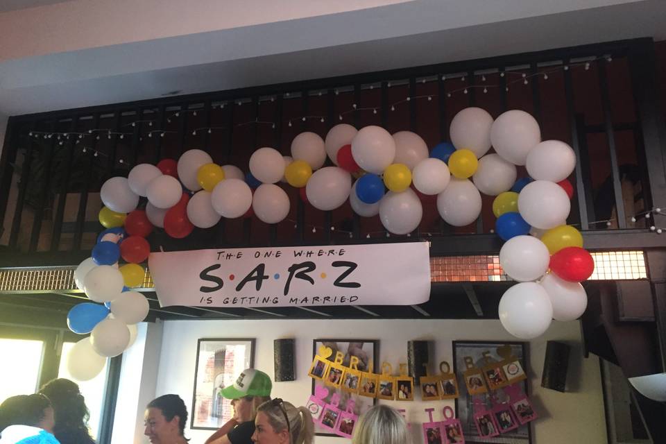 Hen party decoration