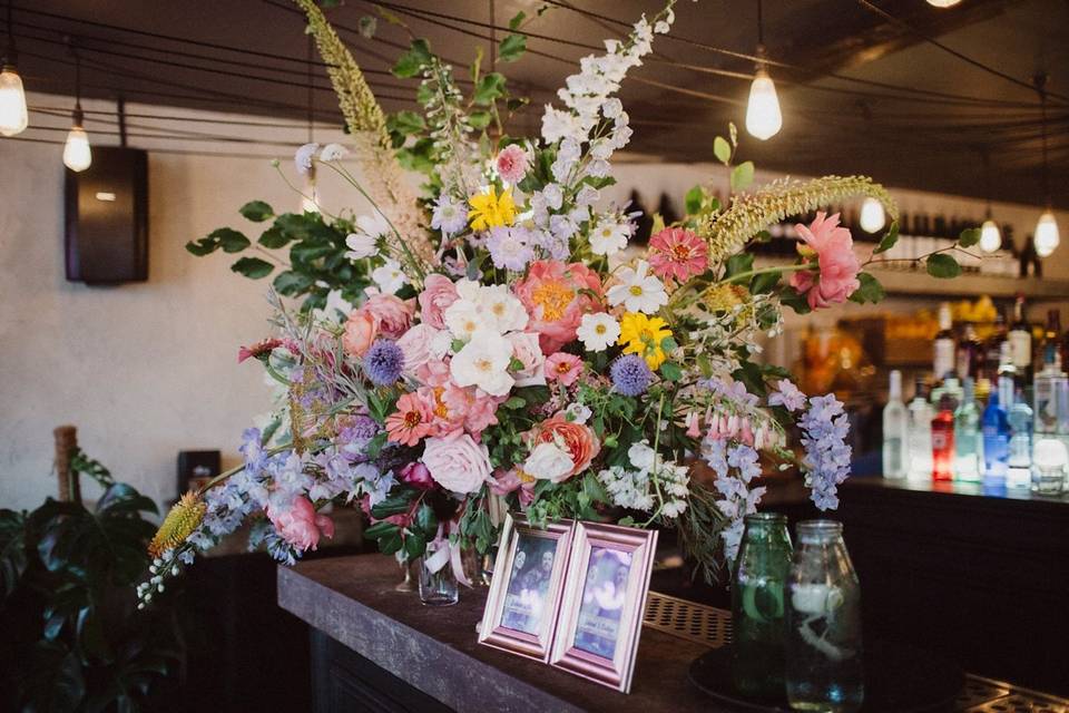 Stunning and vibrant floral display