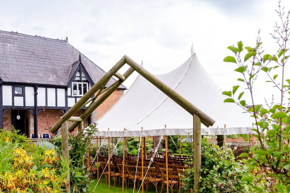 Ceremony in the garden