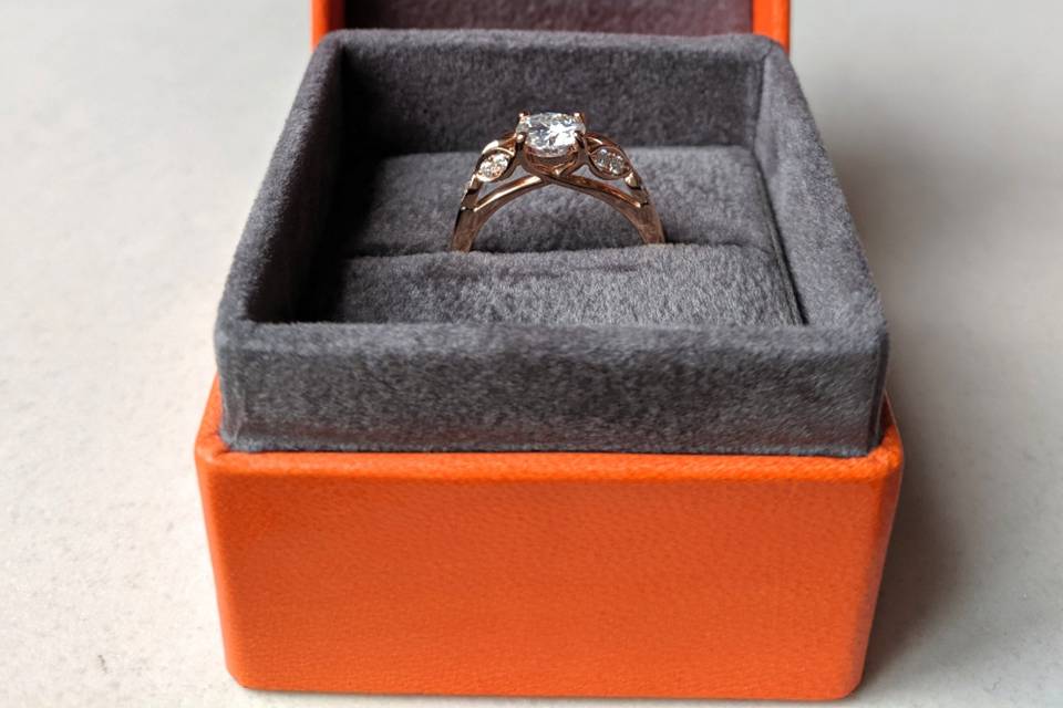 Remodelled engagement ring