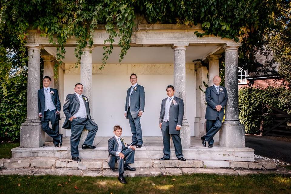 Groom and groom's men