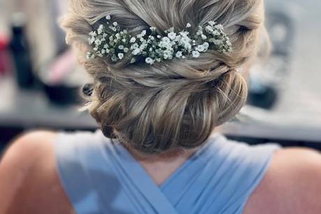 Romantic updo