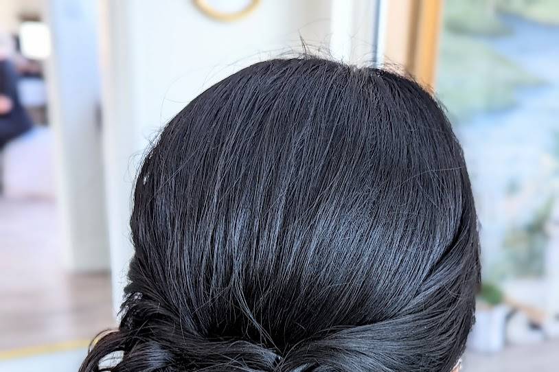 Classic bridal updo