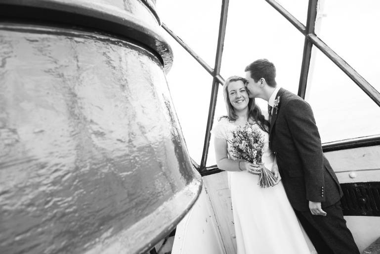 Wedding in a lighthouse