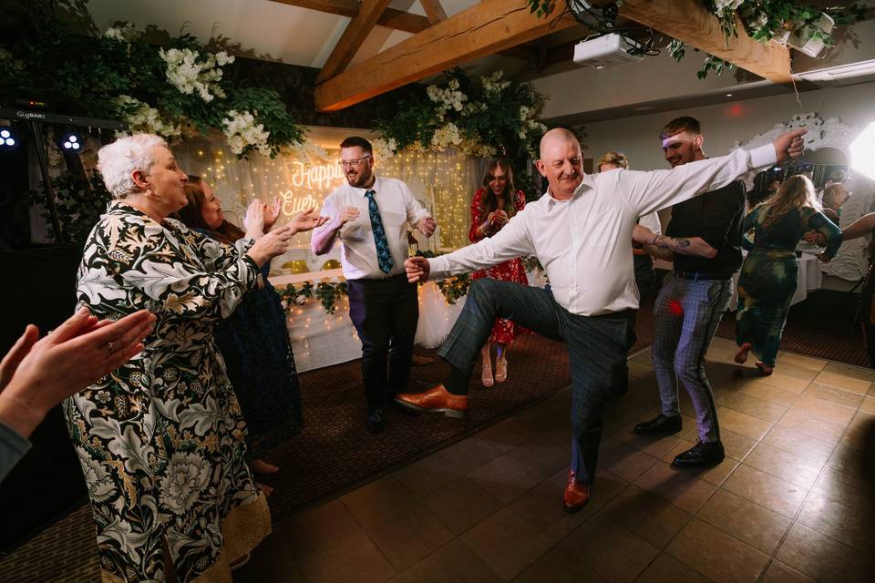 When dad is on the dancefloor!