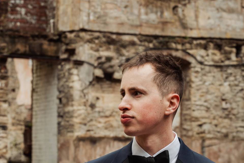 Groom portrait