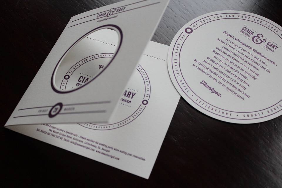 Die-Cut Invitations