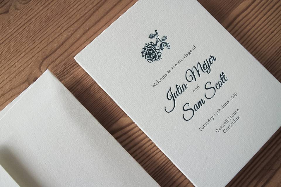 Letterpress Invitations