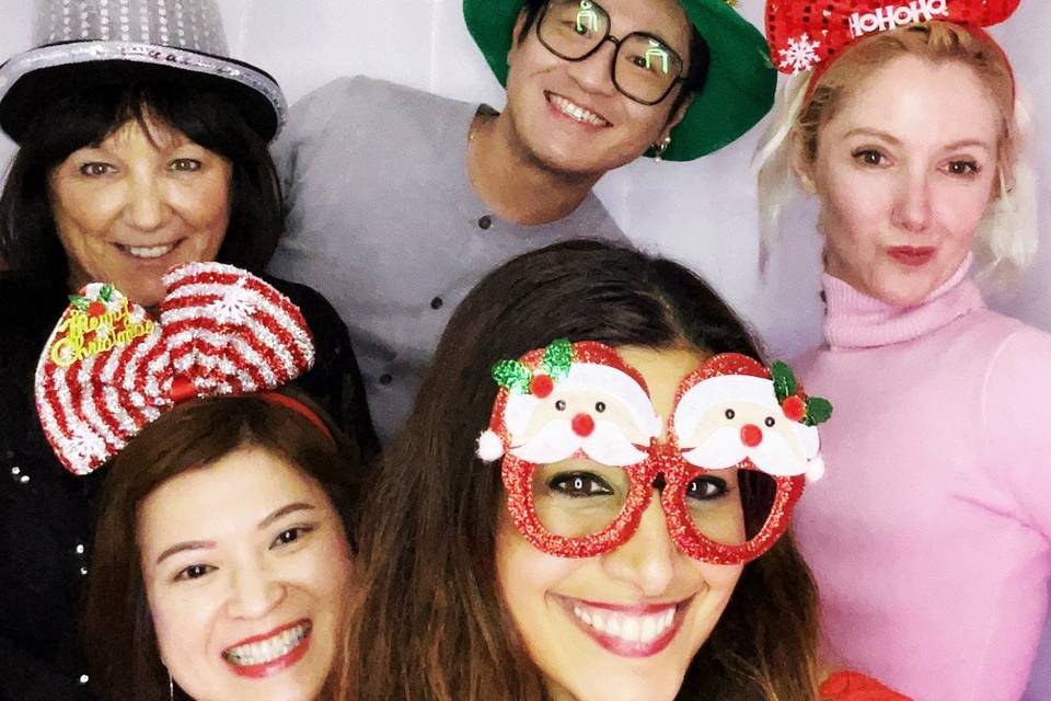 Christmas booth