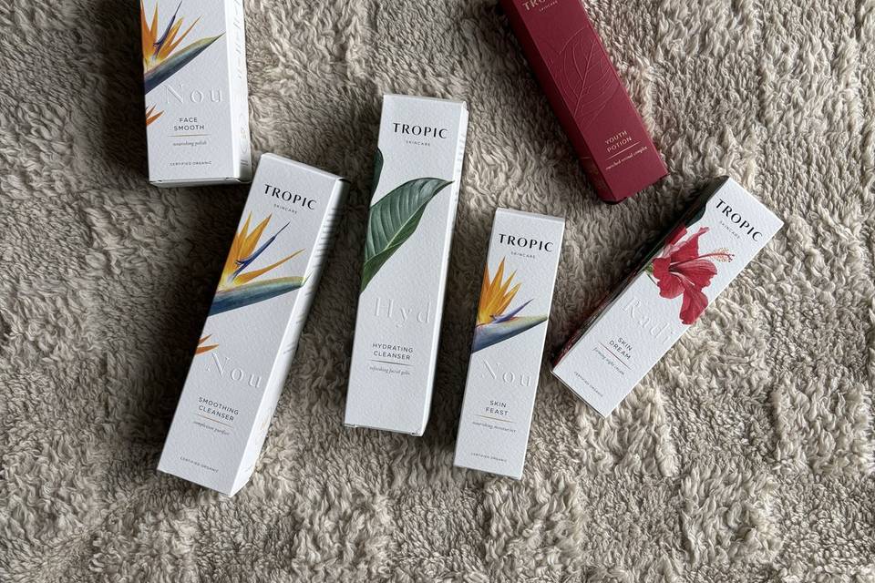 Tropic Skincare products